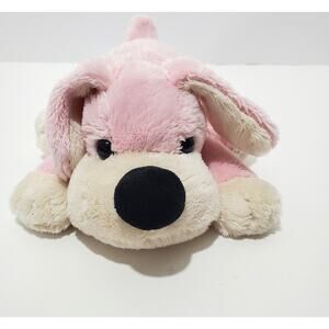 FAO Schwarz - 8" Pink "Penelope the Pup". Plush Stuffed Dog Puppy Animal